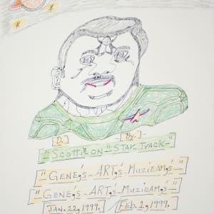 Scottie on Star Track, 1999 by Gene Merritt