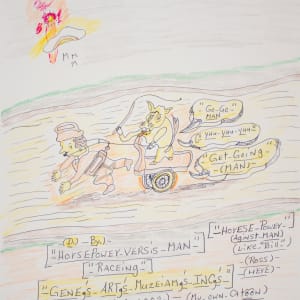 Horse Power Versis Man by Gene Merritt