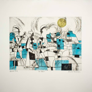 Les Banx by Julian Trevelyan