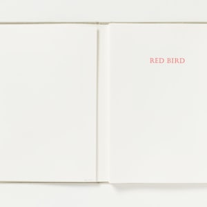 Red Bird (with poem by Christopher Logue) by John Christie 