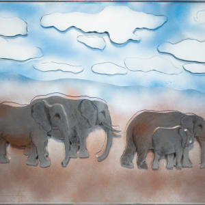 Amboseli Elephants by Larry Rivers