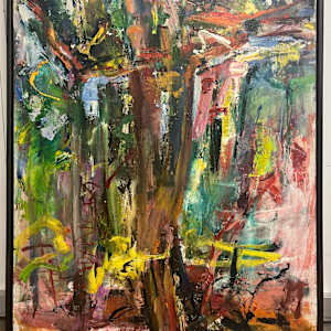 Sycamore and Spanish Moss by Douglas Houchens