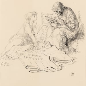 Wholesome Reading by Reginald Marsh