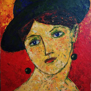 Girl in Hat by Tessa Thonett