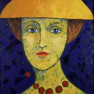 Orange Hat by Tessa Thonett