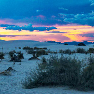 After the Storm Sunset White Sands NP by Rodney Buxton