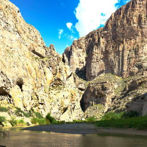 Boquillos Canyon and the Rio Grand, Early Afternoon by Rodney Buxton