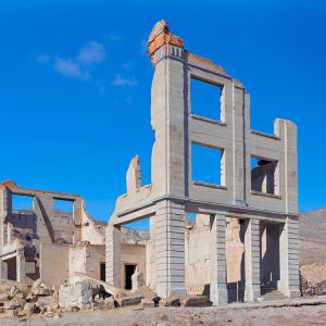 Cook Bank Ruin, Rhyolite Ghost Town, Late Morning by Rodney Buxton
