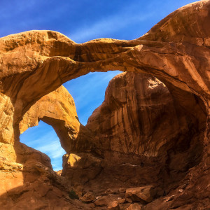 Double Arch, Mid-Morning by Rodney Buxton