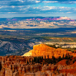 From Rainbow Point  Grand Staircase Escalante Near Sunset by Rodney Buxton
