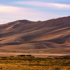 Great Sand Dunes, Evening by Rodney Buxton