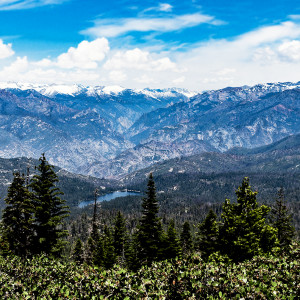 Kings Canyon and the Snow Range from Panorama Point, Afternoon by Rodney Buxton
