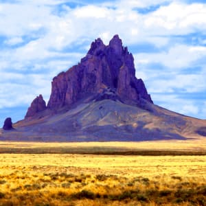 Shiprock Monadnock #1 Early Afternoon by Rodney Buxton