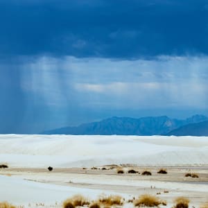 White Sands Morning Rainstorm by Rodney Buxton