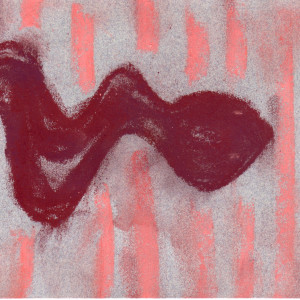 Snake on Pink Stripes by Sherri Silverman 