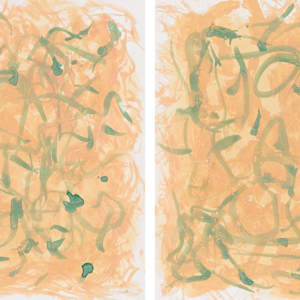 Layers of Improvisation (diptych) by Sherri Silverman, Image 2.