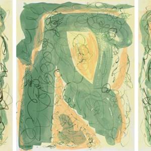 On the Upswing triptych by Sherri Silverman, Image 1.