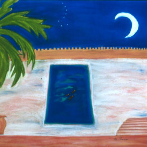Swimming to the Moon 3 by Sherri Silverman 