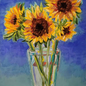 Sunny Sunflowers by HEIDI KIDD