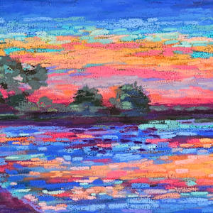 Sunset at the Tribute by HEIDI KIDD