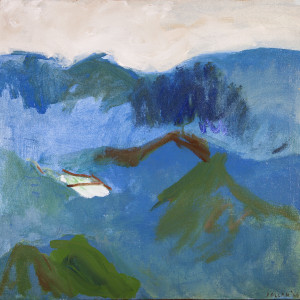 Blue Landscape by Theresa Pollak