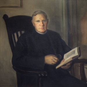 Portrait of the Reverend R. Cary Montague D.D. by David Silvette