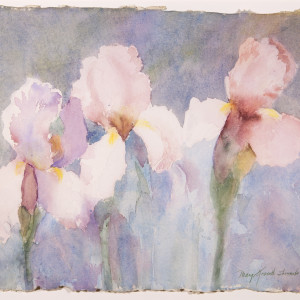 Serenity (Irises) by Mary Kossuth Shumate