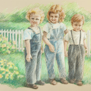 Three Children by Martha Dick
