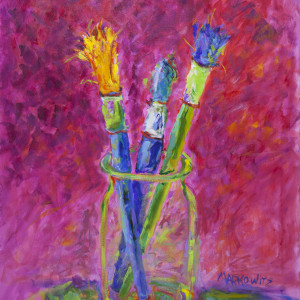 Painter's Brushes by Kathleen Markowitz