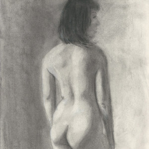 Nude (study) by Thomas Stevens
