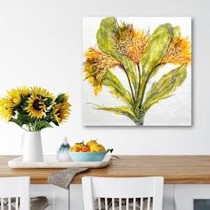 Flower Language by Deborah Llewellyn  Image: Virtual setting for scale