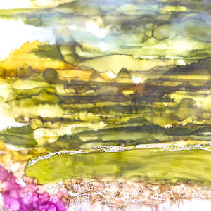 Lingering Late Light at #6 by Deborah Llewellyn  Image: detail