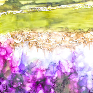 Lingering Late Light at #6 by Deborah Llewellyn  Image: detail