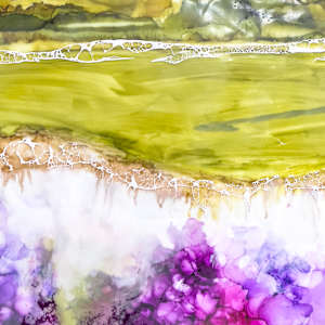 Lingering Late Light at #6 by Deborah Llewellyn  Image: detail