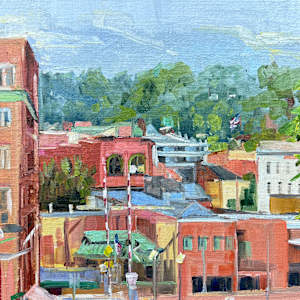 Train Crossing, Cumberland by Elaine Lisle