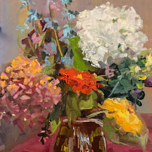 Fall Blooms by Elaine Lisle