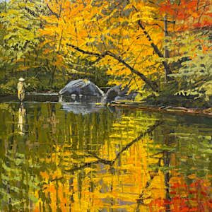 Fishing by the Rock by Elaine Lisle, Image 1.
