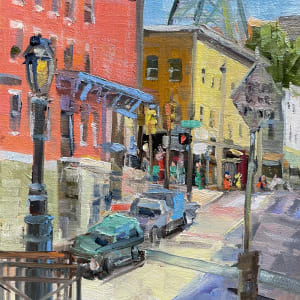Looking up Cotton Street by Elaine Lisle
