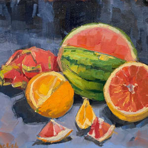 Pieces of Fruit by Elaine Lisle