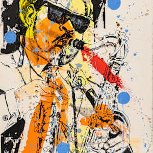 Rashaan Roland Kirk, Quick Draw Series by Al Moretti