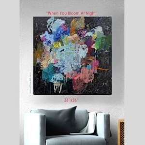 When You Bloom At Night by Teresa Cline Art 