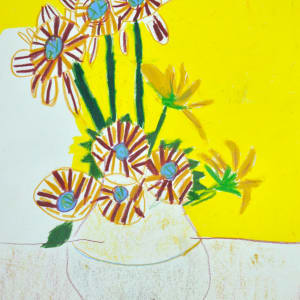 Van Gogh Sunflowers by Cynthia Adams