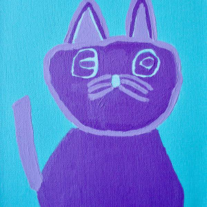 The Purple Cat by Nonie Hall