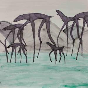 Hurd of Plainstriders by Kirby Faine, Image 1.