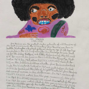 Jimi Hendrix by Lowell Edelman