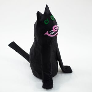 Charming Black Kitty by Shermae Randle