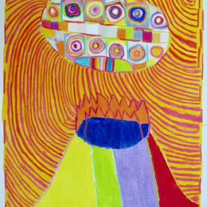 UFO Landing by Gill Hines