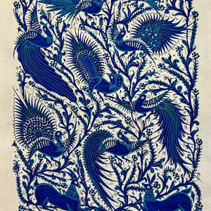 Blue Peacocks by TOMAS RAMIREZ, Image 1.