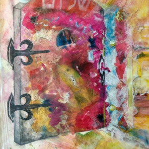 Shalom Door or Portal by Erika Koenig-Workman 