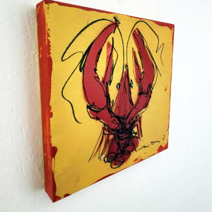 Crawfish on panel #1 by Dirk Guidry 